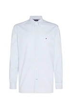 Tommy Hilfiger Shirt - FLEX REFINED OXFORD STRIPE SHIRT light blue