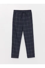 LC Waikiki Plaid Boys' Pants with Elastic Waist