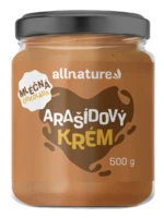 ALLNATURE Arašidový krém s mliečnou čokoládou 500 g