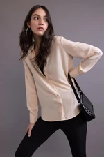 DEFACTO Regular Fit Long Sleeve Basic Shirt