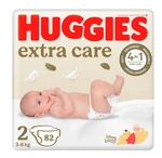 Huggies Extra Care 2 3–6 kg dětské pleny 82 ks