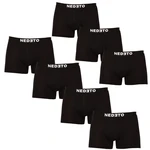 7PACK pánské boxerky Nedeto černé