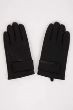 DEFACTO Men's Faux Leather Gloves C7199ax24wn