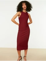 Burgundy Dress Trendyol - Women