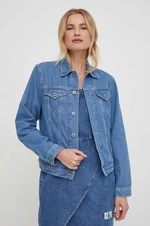 Rifľová bunda Pepe Jeans ROSE JACKET RCLM dámska, prechodná, PL402387