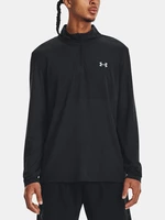 Under Armour Tričko UA SEAMLESS STRIDE 1/4 ZIP-BLK - Pánské