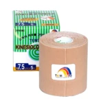 TEMTEX Kinesio tape Classic, béžova tejpovacia páska 7,5 cm x 5 m