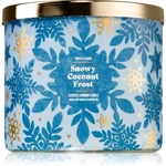 Bath & Body Works Snowy Coconut Frost vonná svíčka 411 g