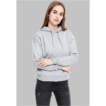 Women's grey hooded