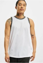 Fishnet tank top white/black