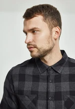 Plaid flannel shirt blk/cha