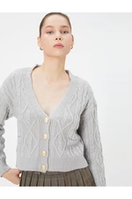 Koton Women's Gray Cardigan