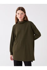 LC Waikiki Women's Turtleneck Straight Long Sleeve Oversize Tunic