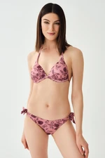 Dagi Dried Rose Triangle Covered Bikini Top