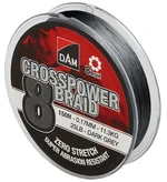 Dam splétaná šňůra crosspower 8  braid dark grey 150 m - 0,22 mm 13,5 kg