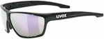 UVEX Sportstyle 706 CV Black Mat/Colorvision Mirror Pink Gafas de ciclismo