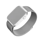 Síťovaný nerezový řemínek FIXED Mesh Strap pro Apple Watch 42/44/45mm, stříbrná