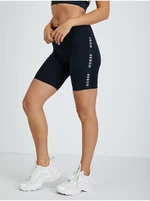 Black Short Leggings Guess Aline Biker - Women