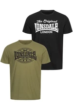 Lonsdale Men's t-shirt regular fit double pack