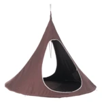 Závěsné křeslo KLORIN NEW TYP 2 BIG SIZE CACOON HAMMOCK Šedohnědá taupe