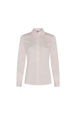 Tommy Hilfiger Shirt - BRITTANY SLIM PRINT LS SHIRT white