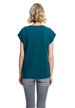 Women's T-shirt with extended shoulder