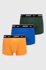 Boxerky Nike 3-pack pánské, žlutá barva