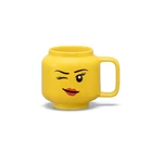 Żółty ceramiczny kubek dla dzieci 255 ml Head – LEGO®