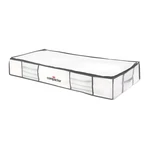 Tekstylny/plastikowy pojemnik pod łóżko próżniowy 105x45x15,5 cm Life – Compactor