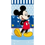 Niebieski ręcznik dziecięcy frotte 70x140 cm Mickey – Jerry Fabrics