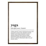 Plakat 50x70 cm Yoga – Wallity