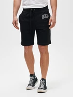 Černé pánské kraťasy GAP Logo mini arch shorts
