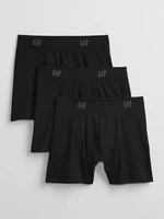 GAP Men's Basic Boxer Shorts Black, 3pcs