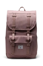 Batoh Herschel Little America Mid Backpack růžová barva, velký, hladký