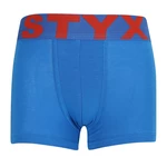 Dětské boxerky Styx sportovní guma modré