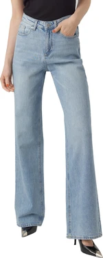 Vero Moda Dámske džínsy VMTESSA Straight Fit 10283858 Light Blue Denim 33/32