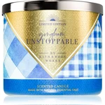 Bath & Body Works Limited Edition Gingham Unstoppable vonná sviečka 411 g