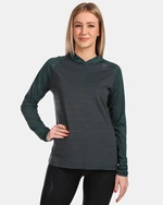 Women's running sweatshirt Kilpi AILEEN-W Dark green