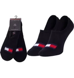 Tommy Hilfiger Socks - TH FOOTIE HIGH CUT 2P FLAG black