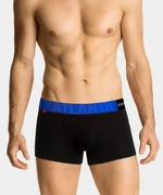 Man boxers ATLANTIC PREMIUM with mikromodal - black/blue