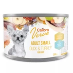 CALIBRA Verve Adult Small Duck&Turkey konzerva pre malé plemená psov 200 g