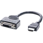 LINDY HDMI / DVI káblový adaptér #####HDMI-A Stecker, #####DVI-D 24+1pol. Buchse 0.20 m čierna 41227  #####HDMI-Kabel