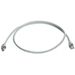 Telegärtner L00001A0084 RJ45 sieťové káble, prepojovacie káble CAT 6A S/FTP 2.00 m sivá UL certifikácia, samozhášavý, s