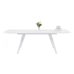 Rozkladací stôl Amsterdam White 160(40+40)×90 cm