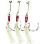 ZANLURE 3 Pcs Casting Cod Hook Fishing Lure Metal Crankbaits Fishing Hook