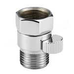 ™ Brass Junction Water Flow Control Valve Stright-through Shut Off Angle Valve Bath Accessory