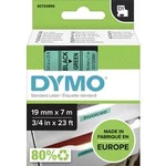 Páska do štítkovače DYMO 45809 (S0720890), 389381, 19 mm, D1, 7 m, černá/zelená