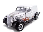 1935 Ford Sedan Delivery Silver 1/24 Diecast Car by Unique Replicas