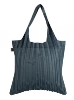 Nákupná taška LOQI Pleated Charcoal