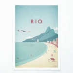 Plagát Travelposter Rio, A3